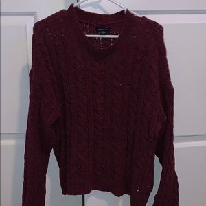 Maroon sweater super soft